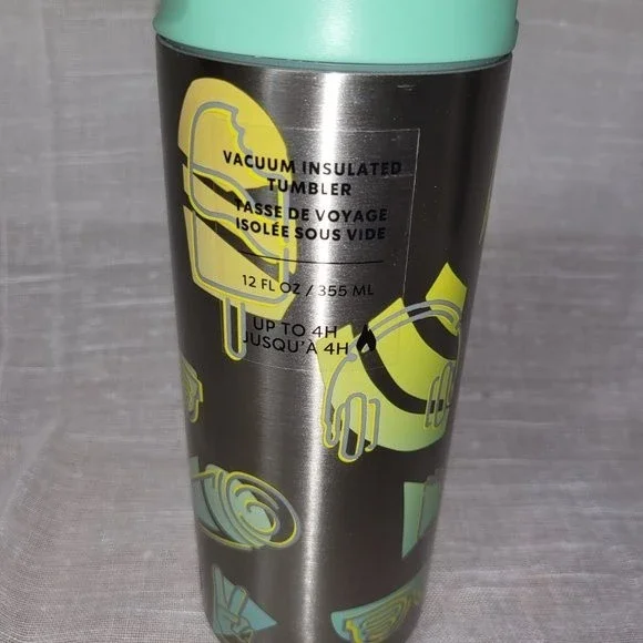 Starbucks 2022 Back To School Emoji 12oz Stainless Steel Tumbler (NEW) - Picture 2 of 5